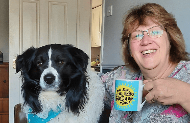 Dementia UK supporter Barbara and her dog Nova