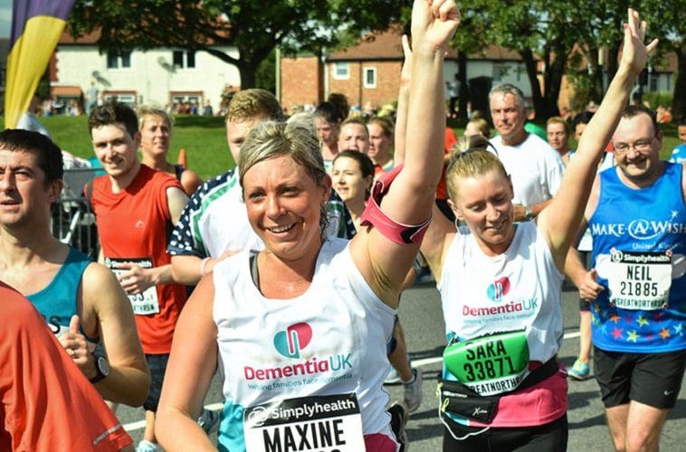 Maxine, a runner taking part in the Great North Run for Dementia UK