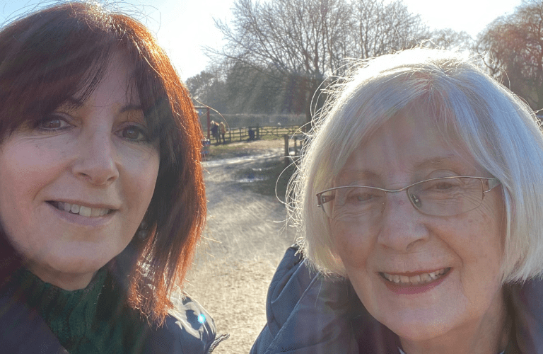 Penny and her mum, Rosemary