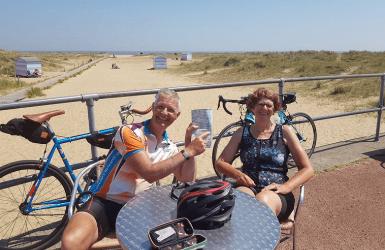 Peter and Teresa in Great Yarmouth