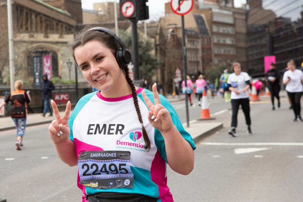 Dementia UK runners who took part in the London Landmarks Half Marathon 2023 to raise funds for Dementia UK. The event took place on April 2022.