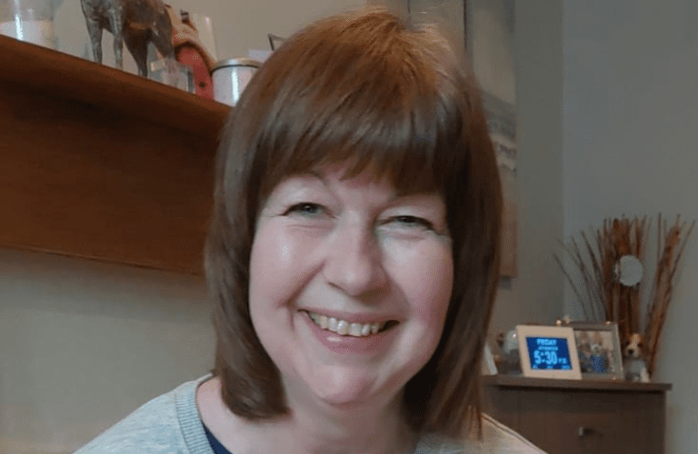 Rachel’s mum, Brenda