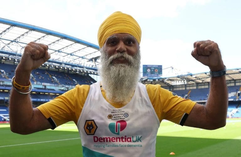 Manny Kang, at Wolves football stadium